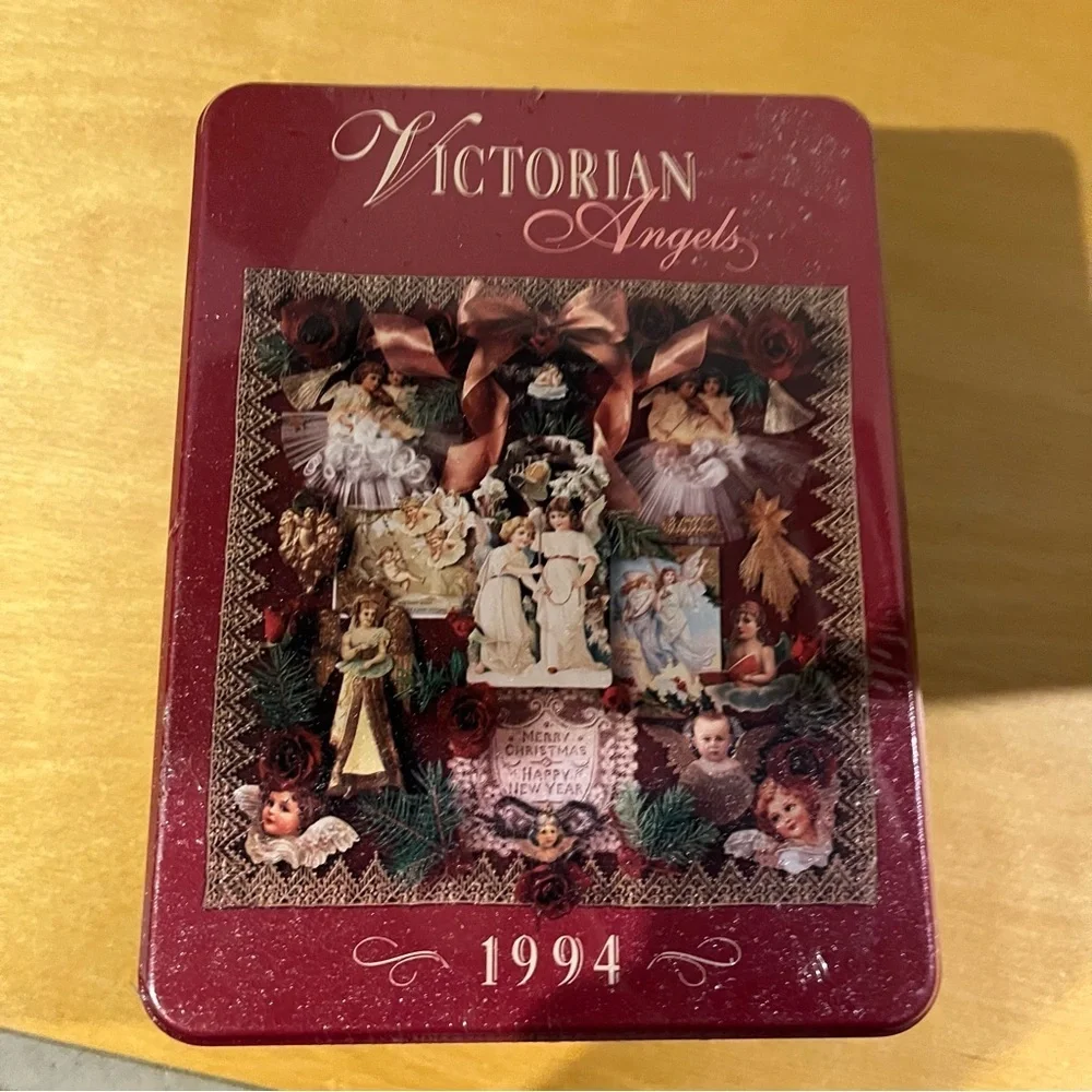 Hallmark Springbok Victorian Angels Puzzle 500 pcs. Collectible Tin 1994 Sealed